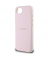 Guess Grained Ring MagSafe iPhone 16e Case - Pink