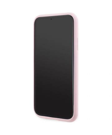 Karl Lagerfeld Silicone Karl&Choupette MagSafe iPhone 11 Case - Pink