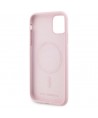 Karl Lagerfeld Silicone Karl&Choupette MagSafe iPhone 11 Case - Pink