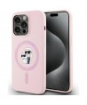 Karl Lagerfeld Silicone Karl&Choupette MagSafe Case for iPhone 14 Pro Max - Pink