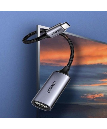 Ugreen USB Type C - HDMI 2.0 4K@60 Hz Thunderbolt 3 adapter for MacBook / PC gray (70444)