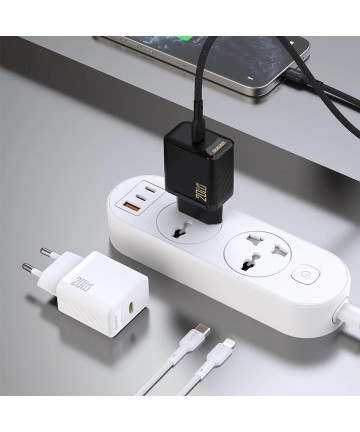 Dudao A26 PD20W GaN USB-C Charger - Black
