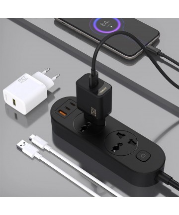 Dudao A27S 25W GaN USB-A Charger - Black