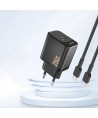 Dudao A27 25W GaN USB-C Wall Charger - Black