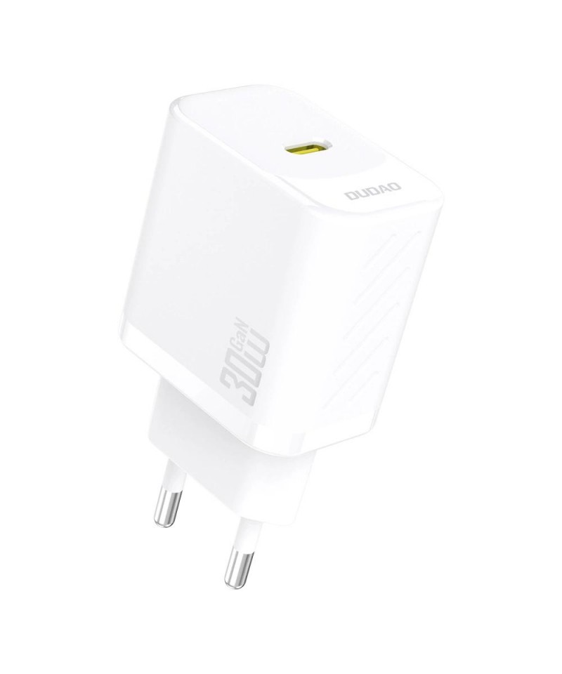 Dudao A27P 30W PD GaN USB-C Wall Charger - White