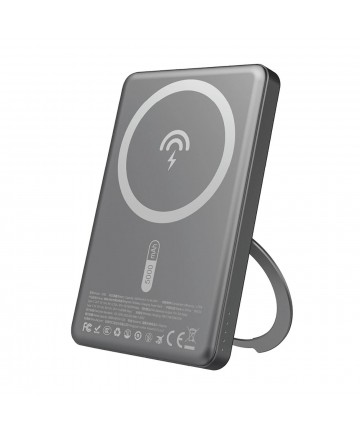 Dudao K28S 20W PD 5000mAh Powerbank with MagSafe and Stand - Gray