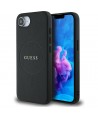 Guess PU Grained Classic Logo case with MagSafe for iPhone 16e - black