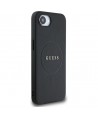 Guess PU Grained Classic Logo case with MagSafe for iPhone 16e - black