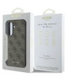 Guess 4G Charms Collection Case for Samsung Galaxy A36 Brown