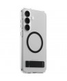 CARE by PanzerGlass Feature Black Kickstand & QI Case for Samsung Galaxy S25+ - Transparent