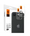 Spigen Optik Pro GLAS.TR "Ez Fit" Camera Cover 2-pack for iPhone 16e / 17e - Black