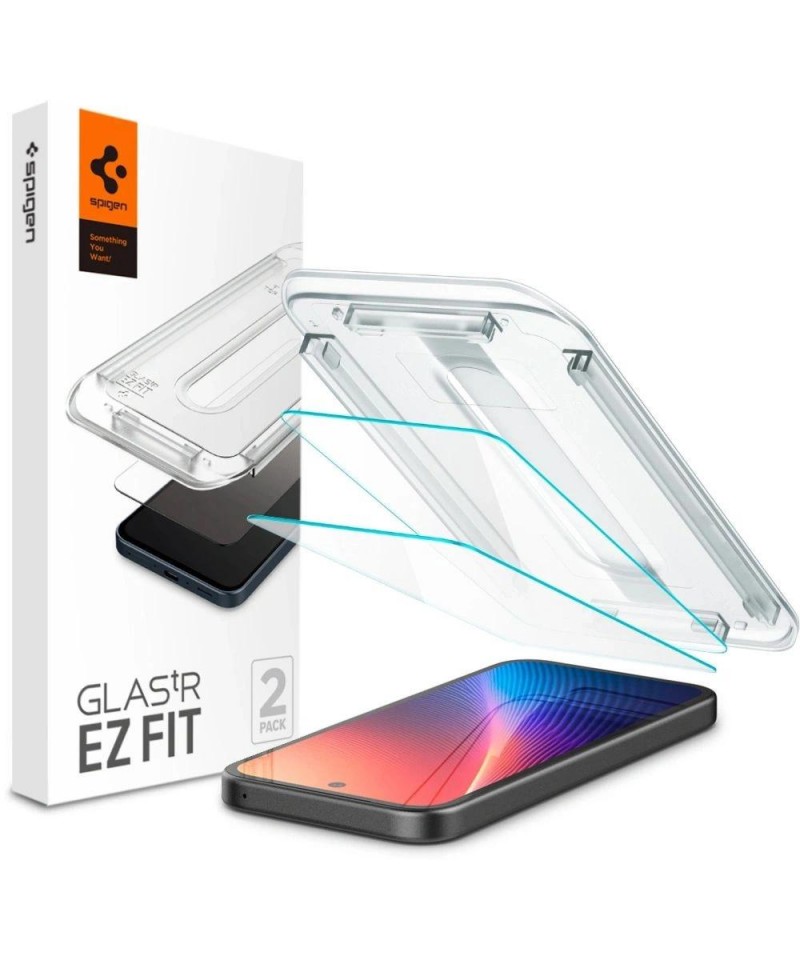 Spigen Glas.TR "Ez Fit" Tempered Glass 2-pack for Google Pixel 9A - Clear