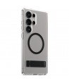 CARE by PanzerGlass Feature Black Kickstand & QI Case for Samsung Galaxy S25 Ultra - Transparent