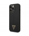 Guess GUHCP14XSLTGK iPhone 14 Pro Max 6.7" black/black hardcase Silicone Triangle