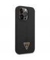 Guess GUHCP14XSLTGK iPhone 14 Pro Max 6.7" black/black hardcase Silicone Triangle
