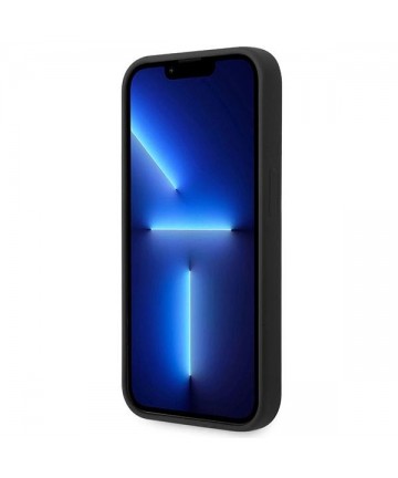 Guess GUHCP14XSLTGK iPhone 14 Pro Max 6.7" black/black hardcase Silicone Triangle