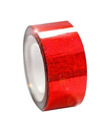 Αυτοκόλλητη ταινία Diamond με μεταλλικό χρώμα, κόκκινη (54.00247)