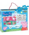Παζλ Δαπέδου Χρωματισμού Peppa Pig 2 σε 1 48 τεμ. 90x60 cm