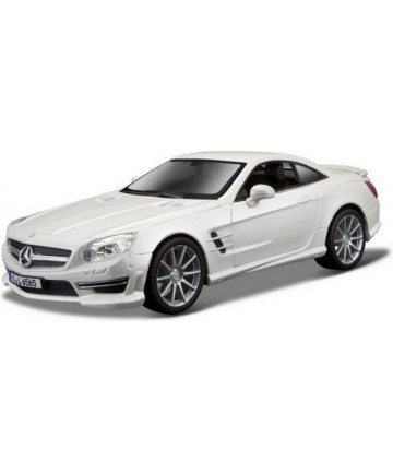 Bburago 1:24 Plus Mercedes Benz SL 65 AMG HARDTOP White