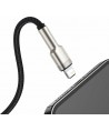 Baseus Cafule Metal Cable USB to Lightning 2.4A 1M Black