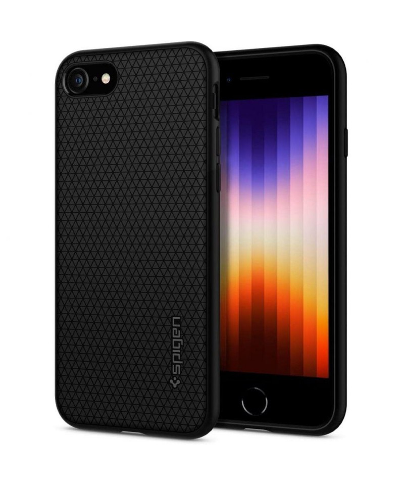 Spigen Liquid Air Case for iPhone 7 / 8 / SE 2020 / SE 2022 - Black