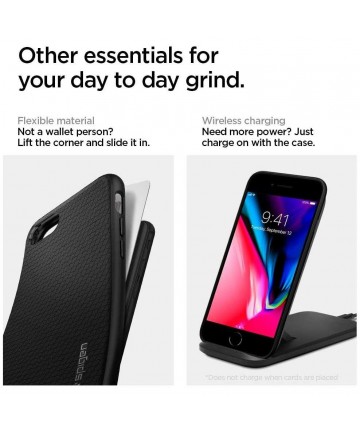 Spigen Liquid Air Case for iPhone 7 / 8 / SE 2020 / SE 2022 - Black