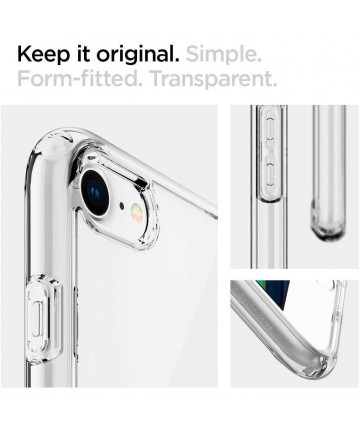 Spigen Ultra Hybrid Case for iPhone 7 / 8 / SE 2020 / SE 2022 - Transparent