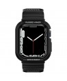 Spigen Rugged Armor Pro Case with Strap for Apple Watch 4 / 5 / 6 / 7 / 8 / SE (44/45 mm) - Black