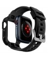 Spigen Rugged Armor Pro Case with Strap for Apple Watch 4 / 5 / 6 / 7 / 8 / SE (44/45 mm) - Black