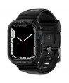 Spigen Rugged Armor Pro Case with Strap for Apple Watch 4 / 5 / 6 / 7 / 8 / SE (44/45 mm) - Black