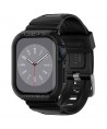 Spigen Rugged Armor Pro Case with Strap for Apple Watch 4 / 5 / 6 / 7 / 8 / SE (44/45 mm) - Black