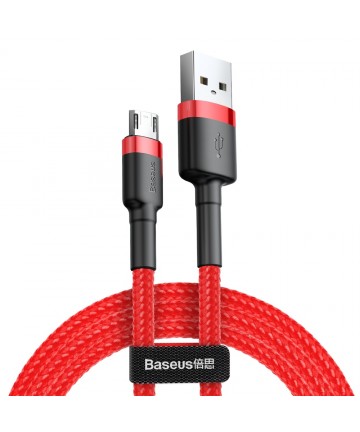 Baseus Cafule Cable durable nylon cable USB / micro USB 1.5A 2M red (CAMKLF-C09)