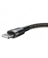 Baseus Cafule USB-A / Lightning 2.4A QC 3.0 cable 0.5 m - black-gray