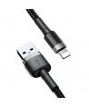 Baseus Cafule USB-A / Lightning 2.4A QC 3.0 cable 0.5 m - black-gray