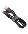 Baseus Cafule USB-A / Lightning 1.5A QC 3.0 cable 2 m - black and red