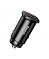 Baseus Square smart car charger 2x USB QC3.0 Quick Charge 3.0 SCP AFC 30W black (CCALL-DS01)