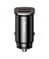 Baseus Square smart car charger 2x USB QC3.0 Quick Charge 3.0 SCP AFC 30W black (CCALL-DS01)