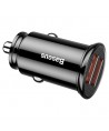 Baseus Circular smart car charger 2x USB QC3.0 Quick Charge 3.0 SCP AFC 30W black (CCALL-YD01)