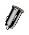 Baseus Circular smart car charger 2x USB QC3.0 Quick Charge 3.0 SCP AFC 30W black (CCALL-YD01)