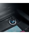 Baseus Circular smart car charger 2x USB QC3.0 Quick Charge 3.0 SCP AFC 30W black (CCALL-YD01)