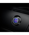 Baseus Circular smart car charger 2x USB QC3.0 Quick Charge 3.0 SCP AFC 30W black (CCALL-YD01)