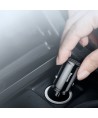 Baseus Circular smart car charger 2x USB QC3.0 Quick Charge 3.0 SCP AFC 30W black (CCALL-YD01)
