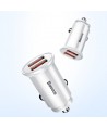 Baseus Circular smart car charger 2x USB QC3.0 Quick Charge 3.0 SCP AFC 30W black (CCALL-YD01)