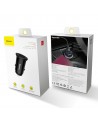 Baseus Circular smart car charger 2x USB QC3.0 Quick Charge 3.0 SCP AFC 30W black (CCALL-YD01)