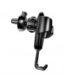 Baseus Gravity Car Mount gravity air vent car holder for 4-6" phone black (SUYL-01)