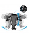 Baseus Gravity Car Mount gravity air vent car holder for 4-6" phone black (SUYL-01)