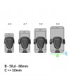 Baseus Gravity Car Mount gravity air vent car holder for 4-6" phone black (SUYL-01)