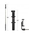 Selfie stick Spigen S540W Bluetooth with tripod - black
