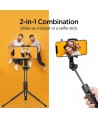 Selfie stick Spigen S540W Bluetooth with tripod - black