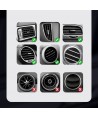 Baseus Cube SUYL-FK01 gravity phone holder 4.7-6.6" for car air vent - black